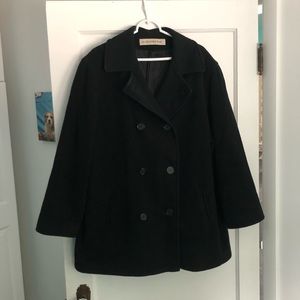 Evan Picone Wool Pea Coat